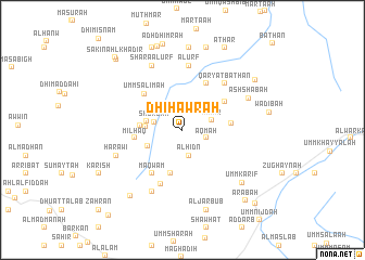 map of Dhī Ḩawrah