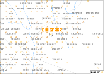 map of Dhiigfaar