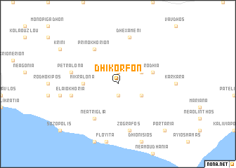 map of Dhíkorfon