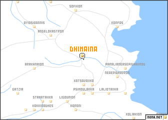 map of Dhímaina