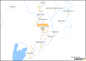 map of Dhimbil