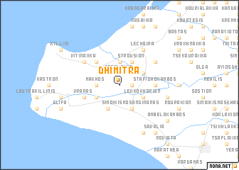 map of Dhímitra