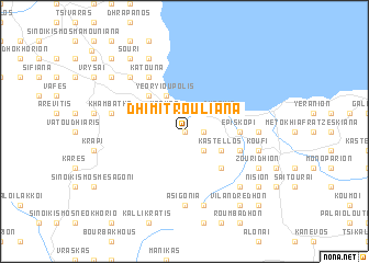 map of Dhimitroulianá