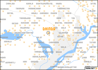 map of Dhīnda