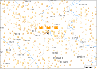 map of Dhindheka