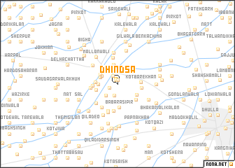 map of Dhindsa