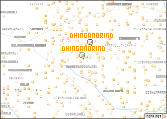 map of Dhingāno Rind