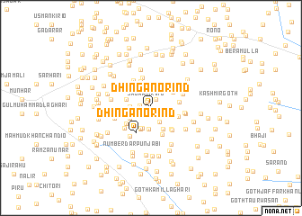 map of Dhingāno Rind