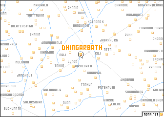 map of Dhingar Bāth