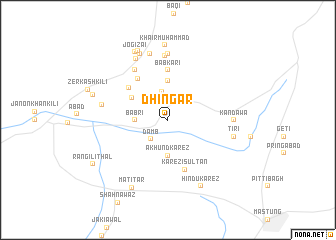 map of Dhīngar