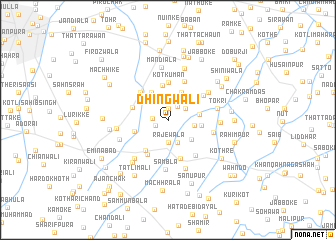 map of Dhingwāli