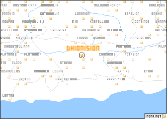 map of Dhionísion