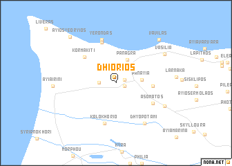 map of Dhiorios