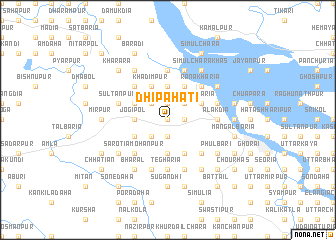 map of Dhipāhāti