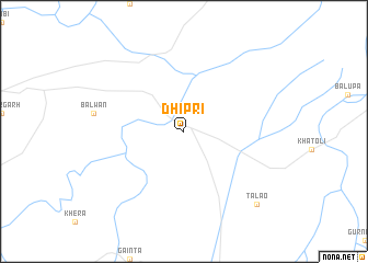 map of Dhīpri