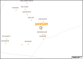 map of Dhirdān