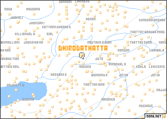 map of Dhiro da Thatta