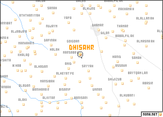 map of Dhī Saḩr