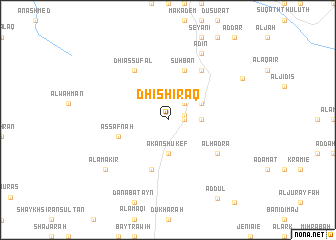 map of Dhī Shiraq