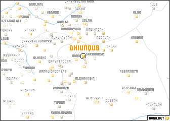 map of Dhī ‘Unqub