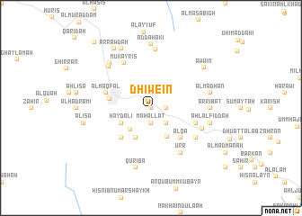 map of Dhiwein