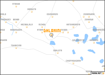 map of Dhlamini