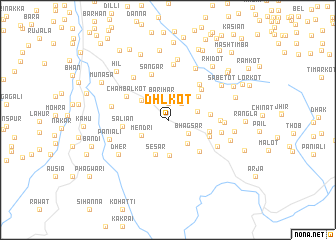 map of Dhlkot