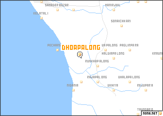 map of Dhoāpālong