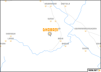 map of Dhobani