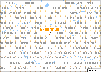 map of Dhobāruhi