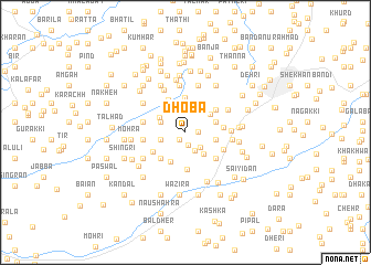 map of Dhoba