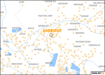 map of Dhobipur