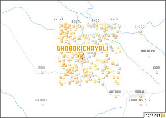 map of Dhobo ki Chayāli