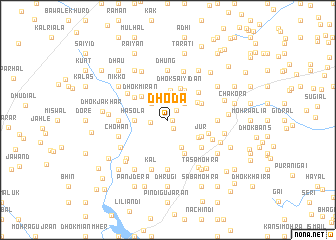 map of Dhoda