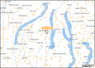 map of Dhoda