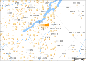 map of Dhodha