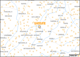 map of Dhodre