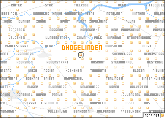 map of DʼHogelinden