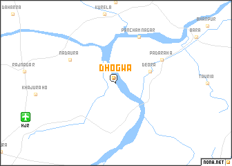 map of Dhogwa
