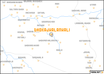 map of Dhok Ajwālānwāli