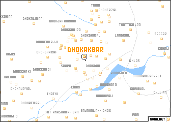 map of Dhok Akbar