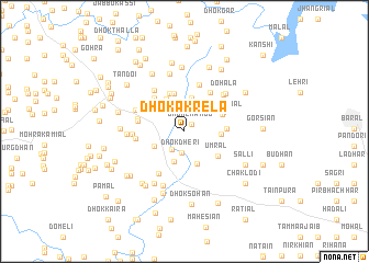 map of Dhok Akrela