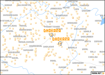 map of Dhok Ara