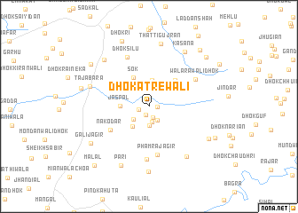 map of Dhok Atrewāli