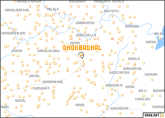 map of Dhok Badhāl