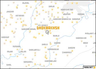 map of Dhok Bakhsh