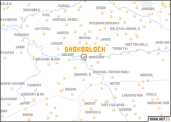 map of Dhok Baloch