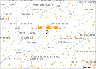 map of Dhok Bamba