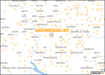 map of Dhok Bangwālian