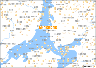 map of Dhok Bang